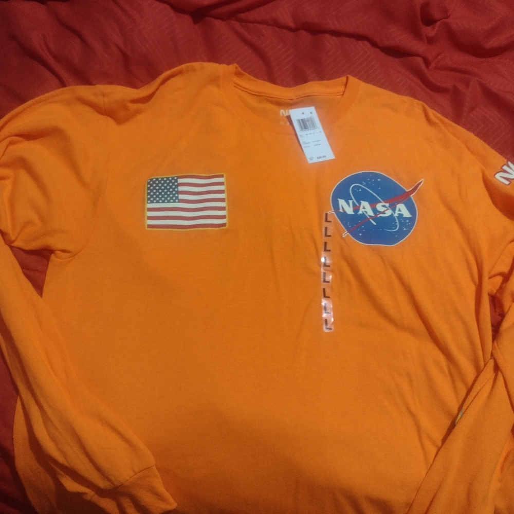 Man NASA shirt
